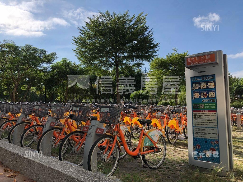 民權極景＊面公園四房車位房屋室內格局與周邊環境