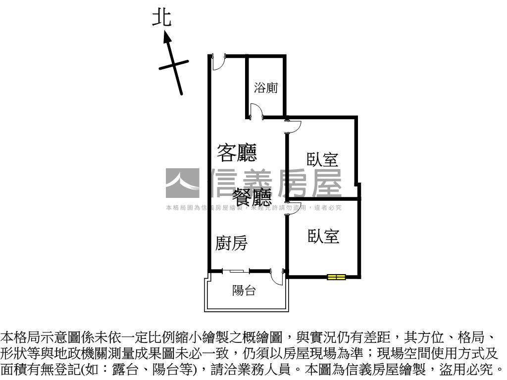 近捷運成家兩房房屋室內格局與周邊環境