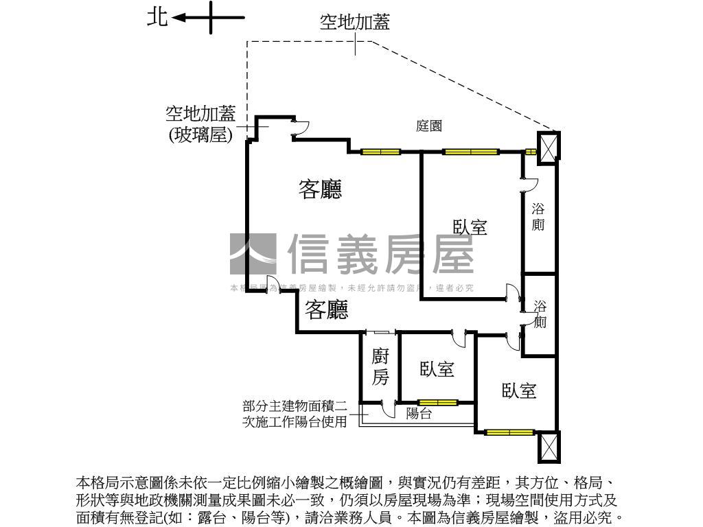 專任皇邑加蓋庭園３房車位房屋室內格局與周邊環境