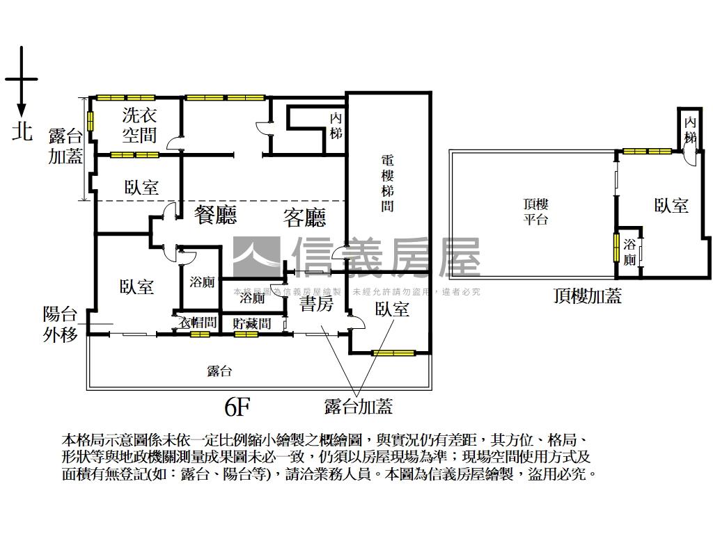 雙捷運頂樓花園附車位房屋室內格局與周邊環境