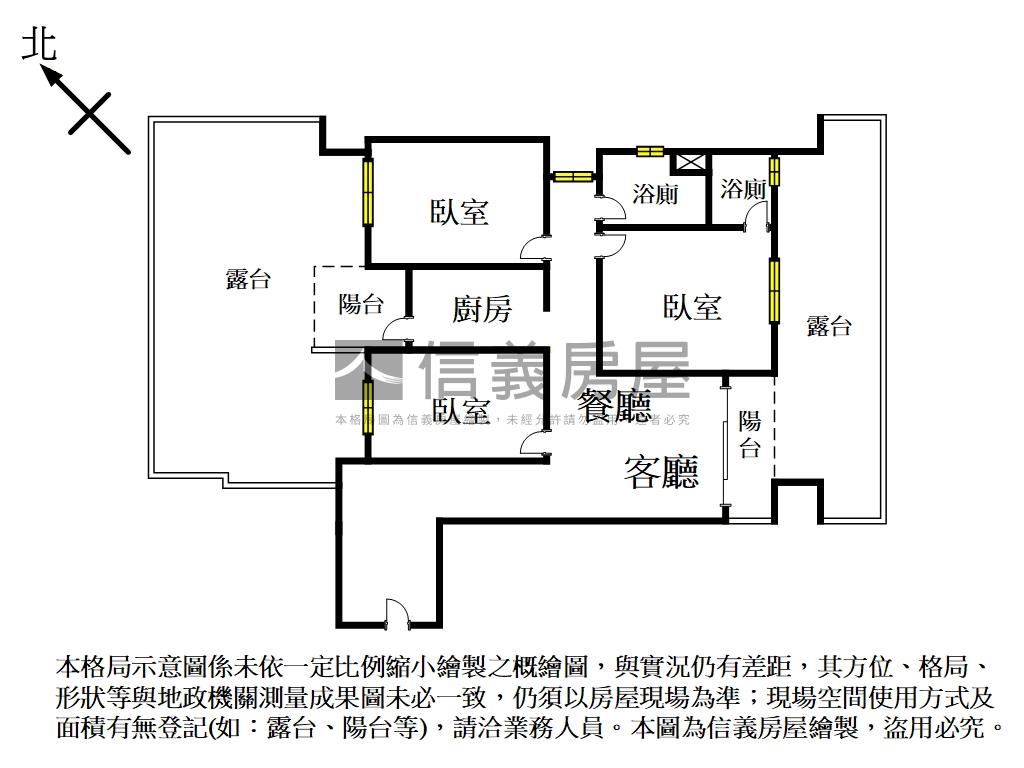 彩玉‧私藏露臺綠意視野房屋室內格局與周邊環境