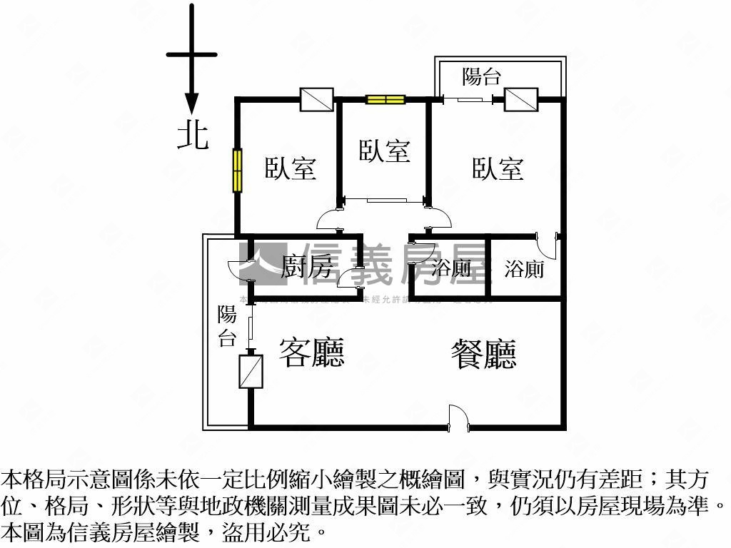 首購溫馨三房附車位房屋室內格局與周邊環境