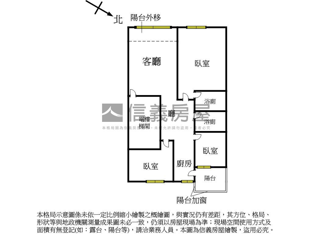 威尼斯新裝潢質感三房房屋室內格局與周邊環境