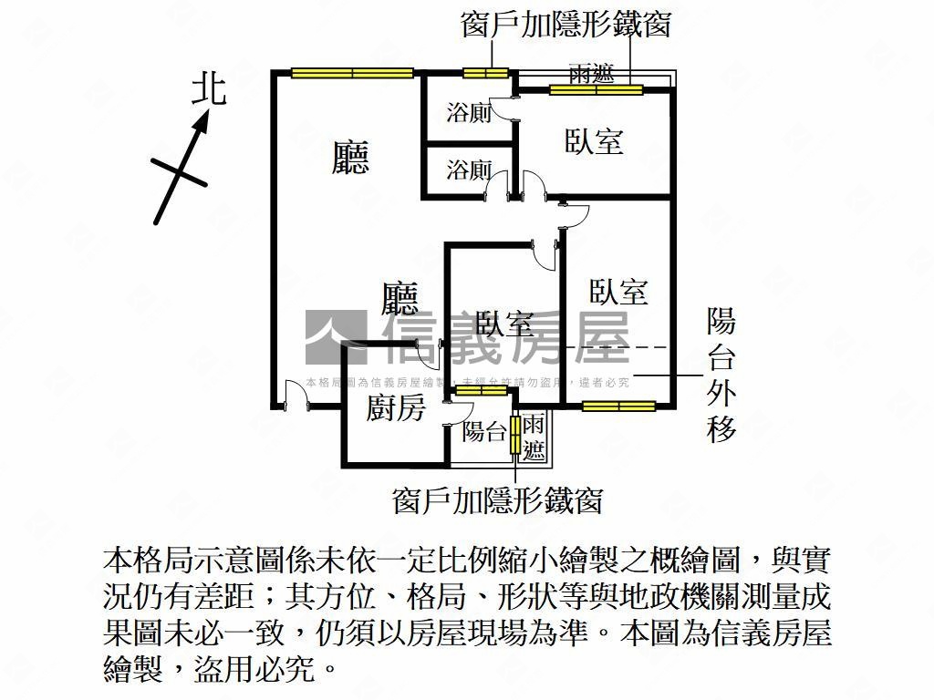近未來Ｇ０４歐苑三房車位房屋室內格局與周邊環境