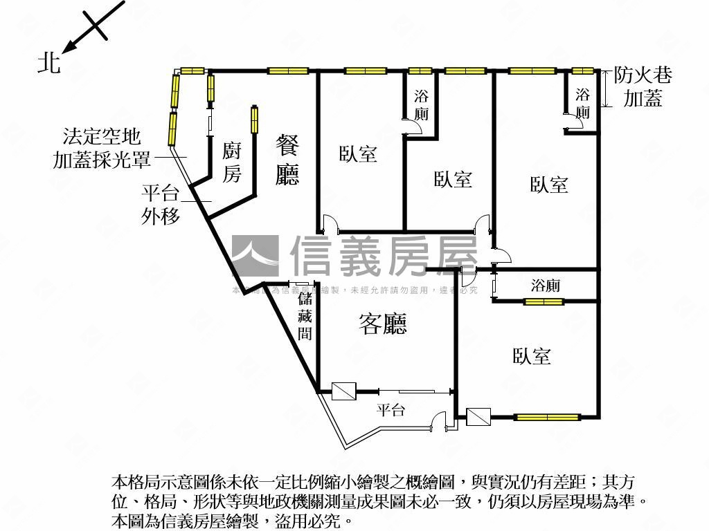 近德芳南路孝親四房附裝潢房屋室內格局與周邊環境