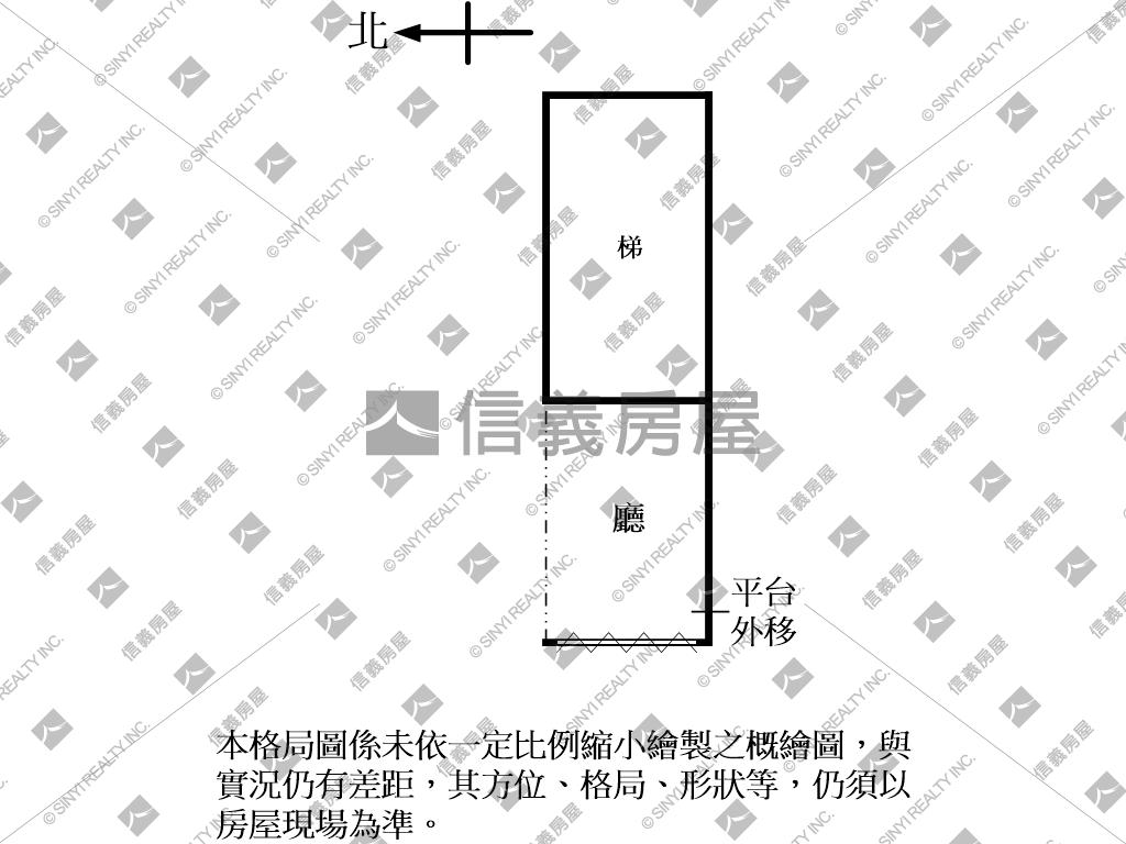 連鎖超市黃金店面Ｂ房屋室內格局與周邊環境