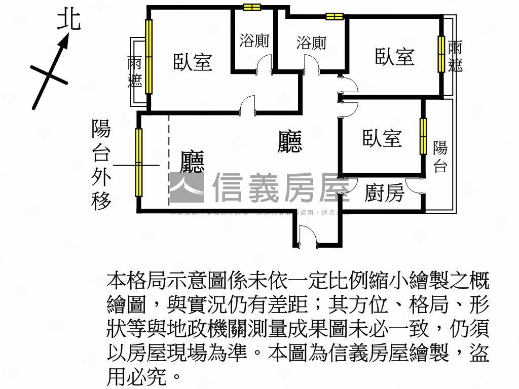 紐約大時代中高樓三房車位房屋室內格局與周邊環境