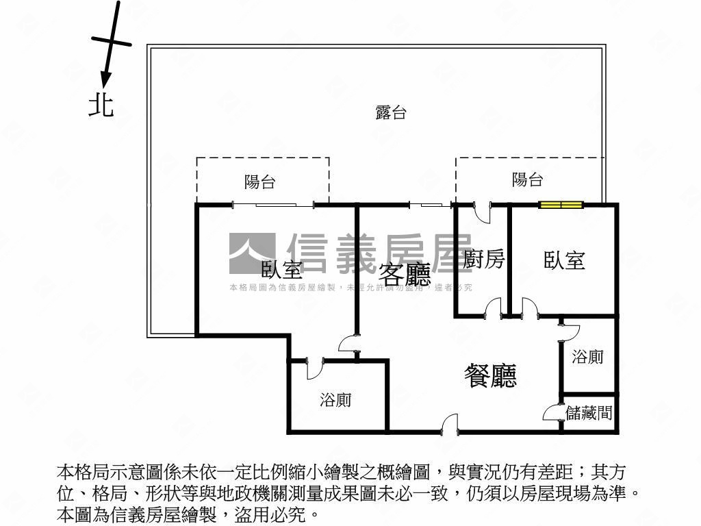 三峽龍門★美景露臺大空間房屋室內格局與周邊環境