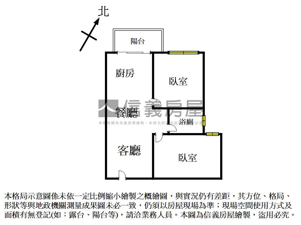 新屋齡歐德精美兩房平車房屋室內格局與周邊環境