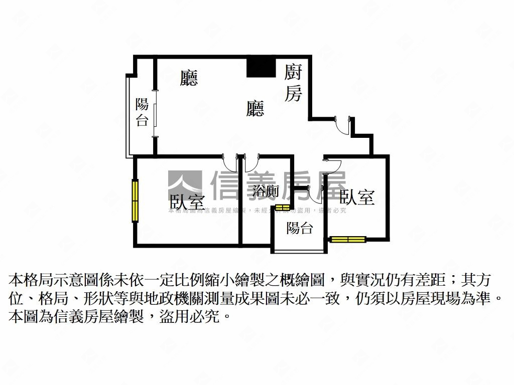 大坪林河樂榮榮房屋室內格局與周邊環境