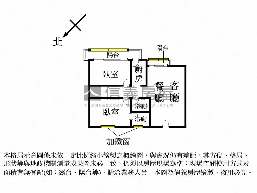 市區兩房兩衛附車位房屋室內格局與周邊環境