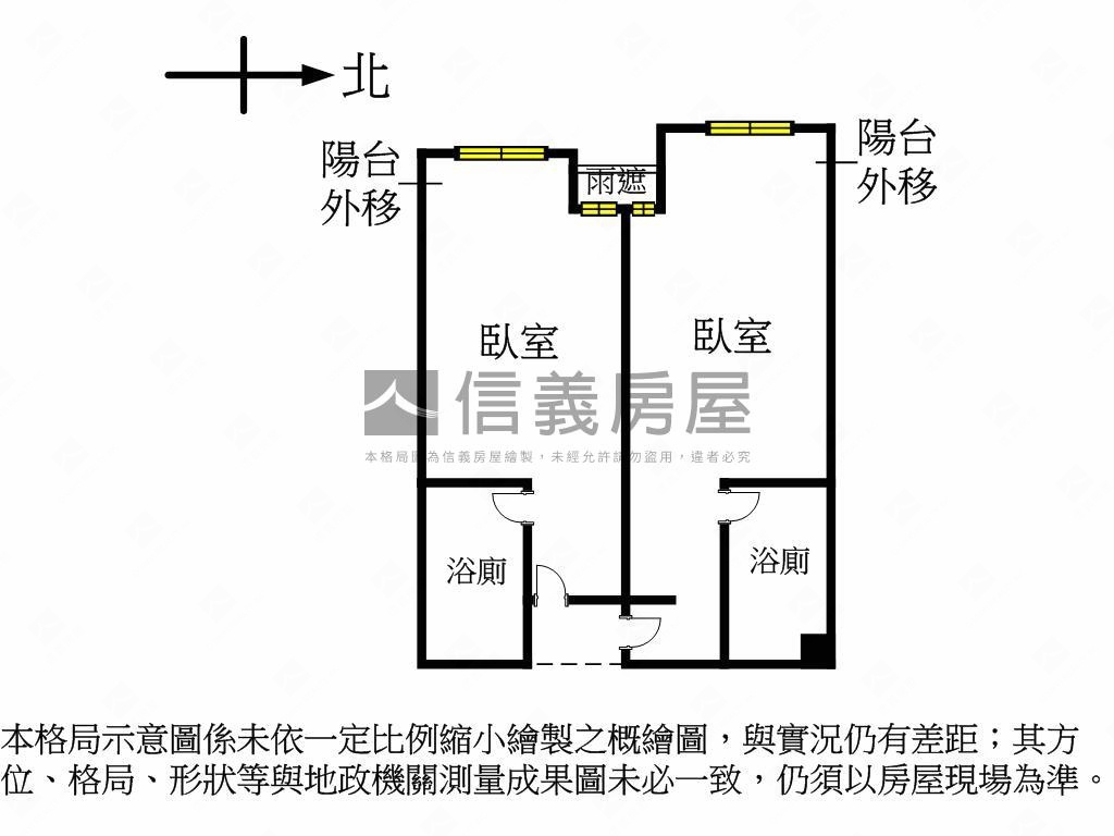 興大翡儷★收租雙套房Ｂ房屋室內格局與周邊環境