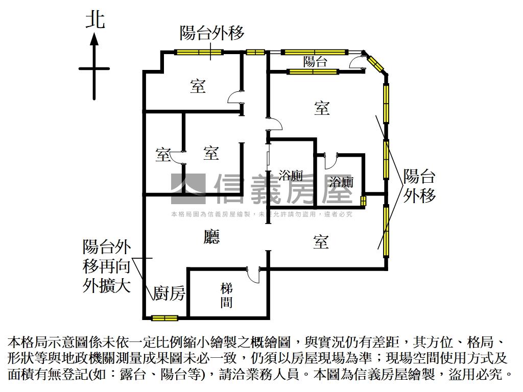 專任信義安和壹層壹戶房屋室內格局與周邊環境