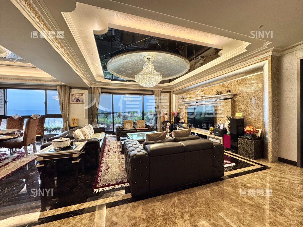 中悅皇苑次頂樓視野美宅房屋室內格局與周邊環境