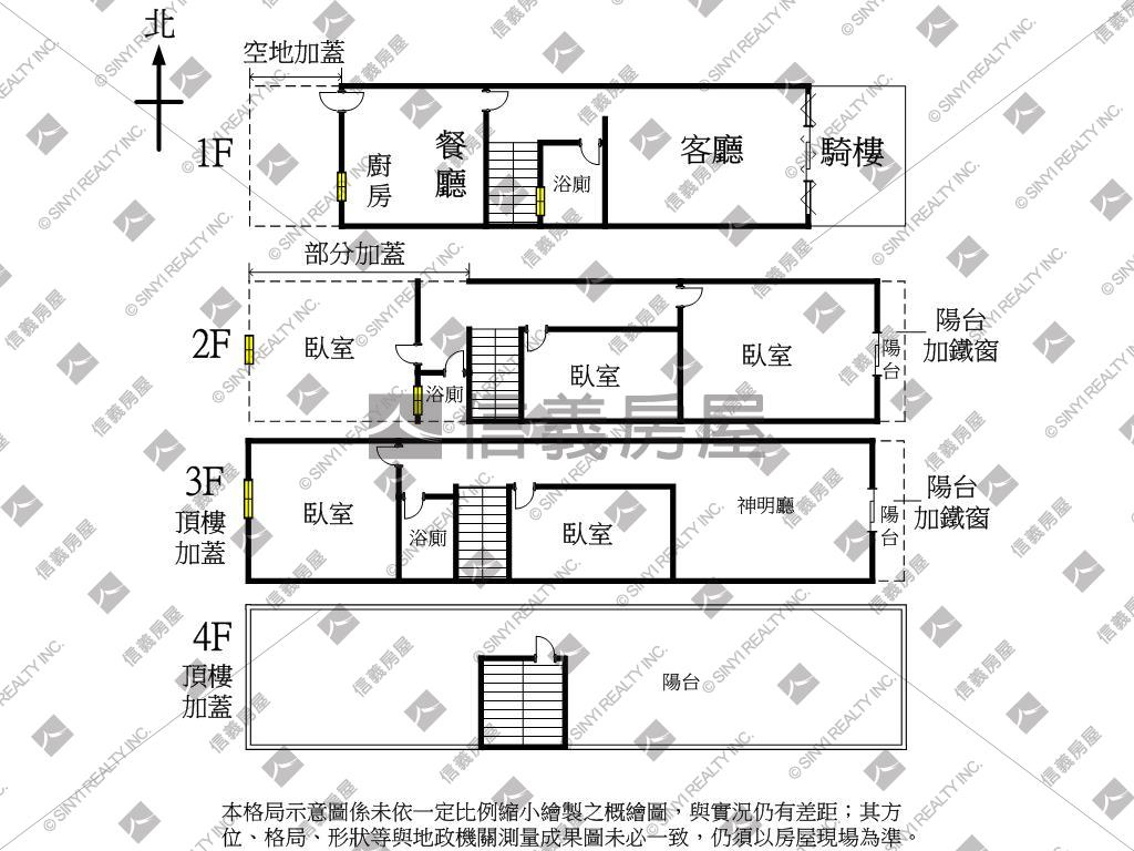 專任●活路騎樓透天房屋室內格局與周邊環境