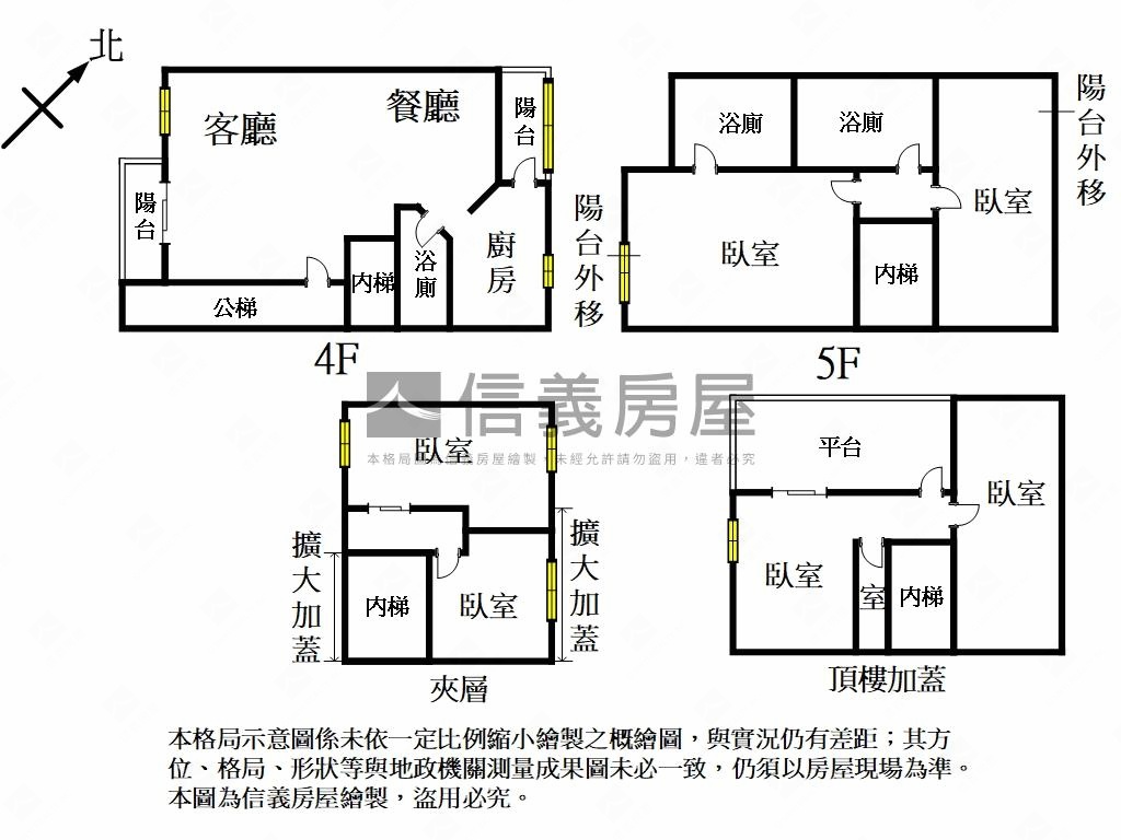 四號公園樓中樓美寓房屋室內格局與周邊環境