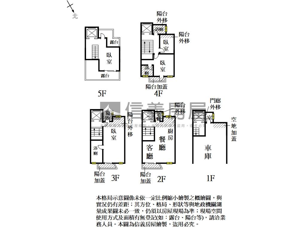 裕信二街電梯別墅房屋室內格局與周邊環境