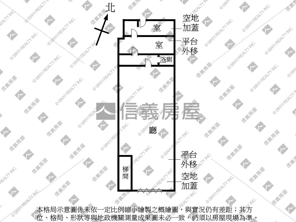 信義路店面房屋室內格局與周邊環境