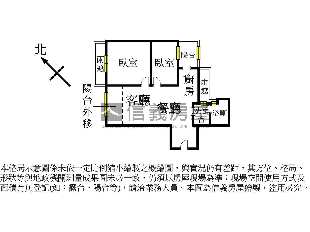 青埔青朗２房車位房屋室內格局與周邊環境