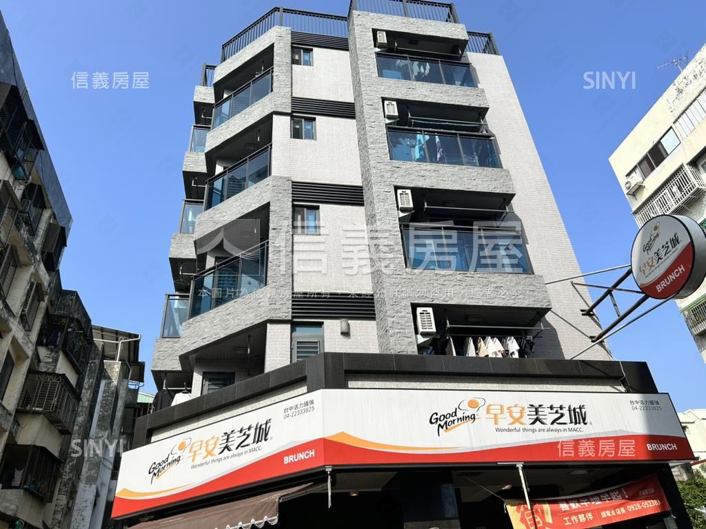 台中整棟角間電梯店套房屋室內格局與周邊環境