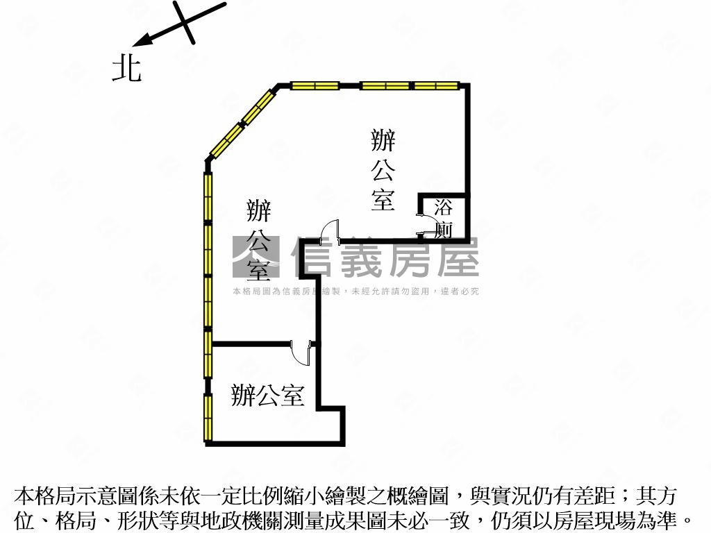 近北車京站雙子星商辦房屋室內格局與周邊環境