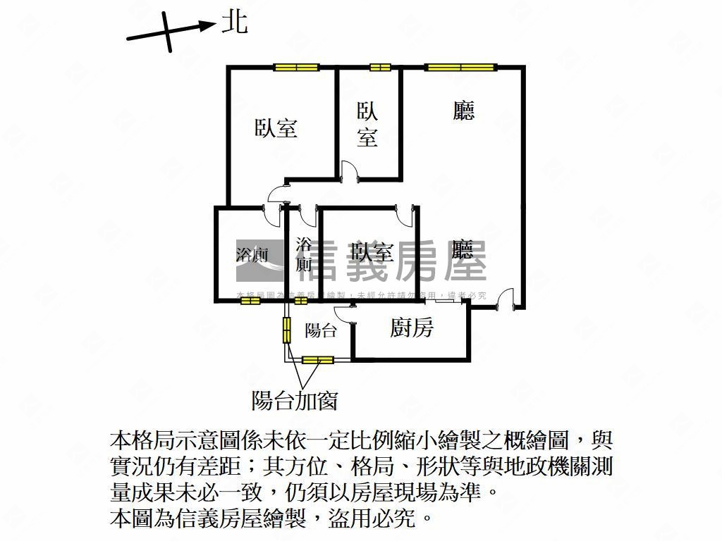 悠活成家視野三房房屋室內格局與周邊環境