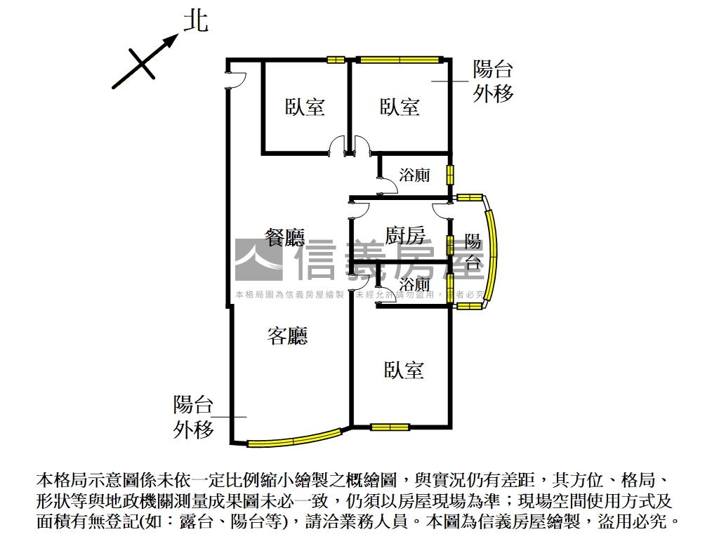 巨城曙光世華大樓三房車位房屋室內格局與周邊環境