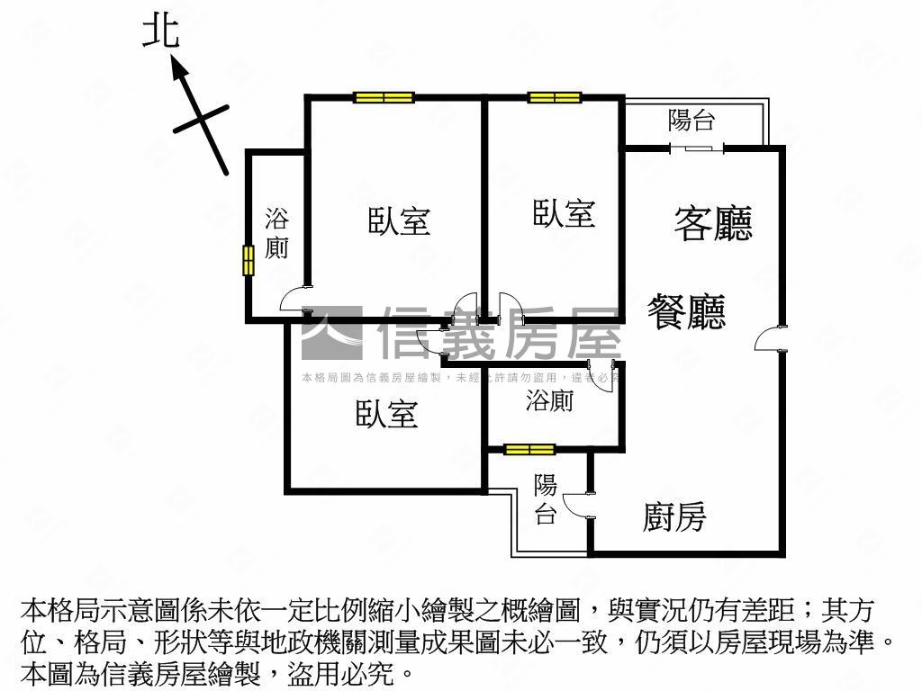 昂峰聚羨岱三房Ｂ１平車房屋室內格局與周邊環境