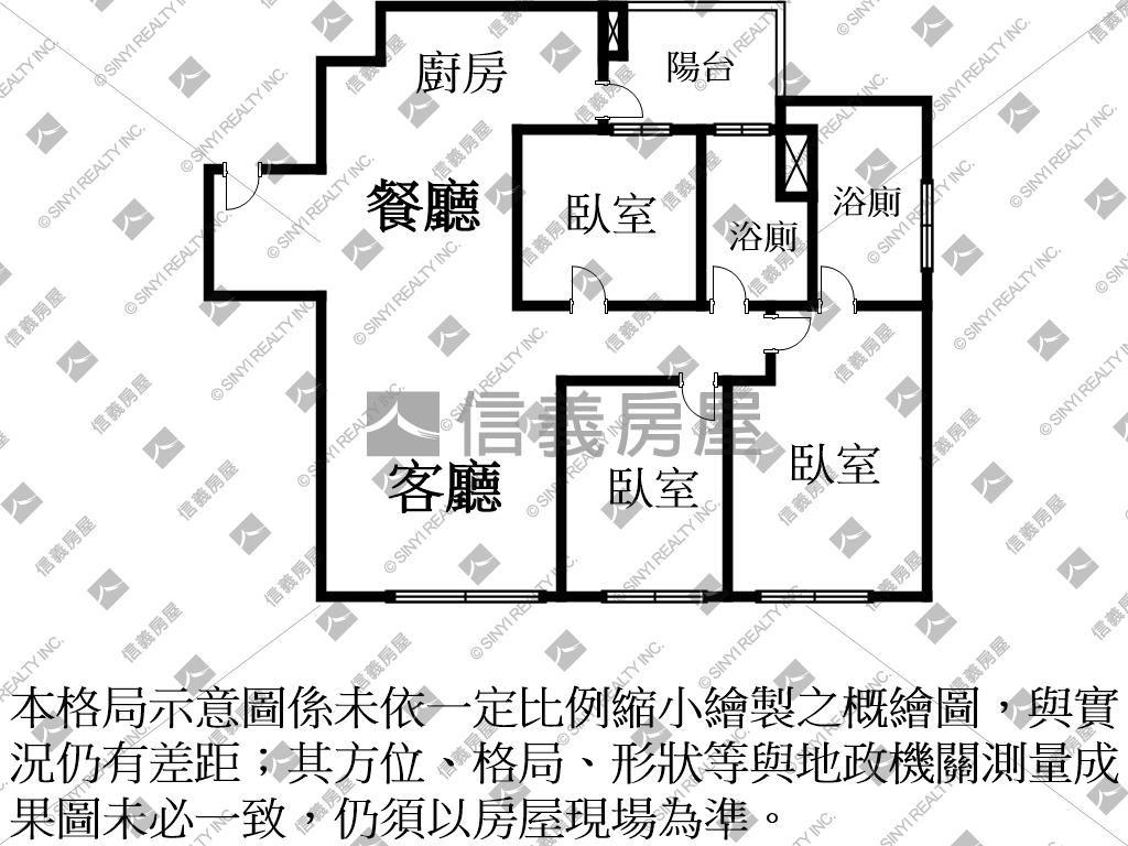 東都Ａ１面校園八樓平車房屋室內格局與周邊環境