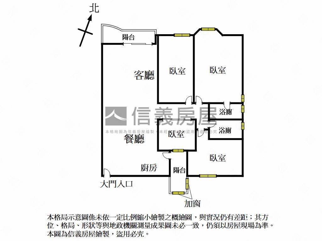 英明商圈高樓大４房平車房屋室內格局與周邊環境
