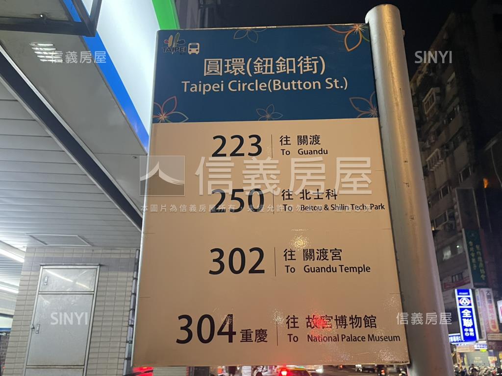 近雙子星．一房一廳有陽台房屋室內格局與周邊環境