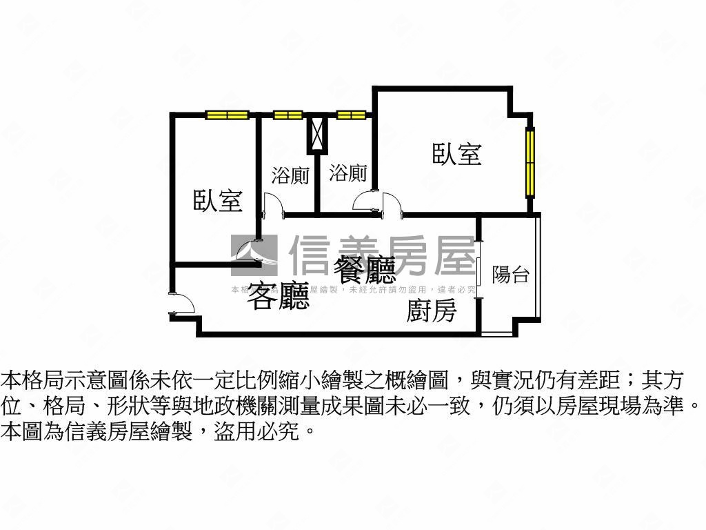 鴻築麗苑～雙衛浴兩房車位房屋室內格局與周邊環境