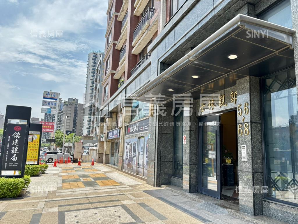 士林觀邸邊間三房車位房屋室內格局與周邊環境