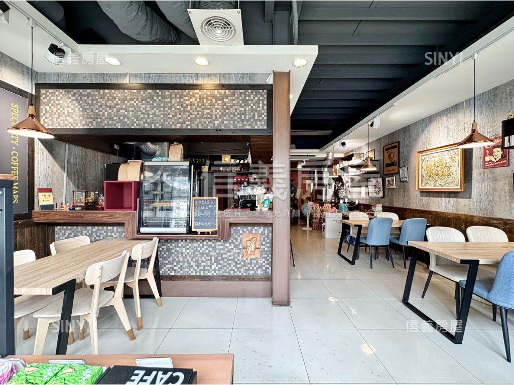 近巨蛋文藝咖啡店面房屋室內格局與周邊環境