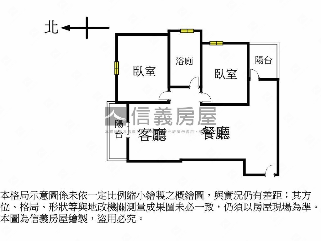 全新執美裝潢兩房平車房屋室內格局與周邊環境