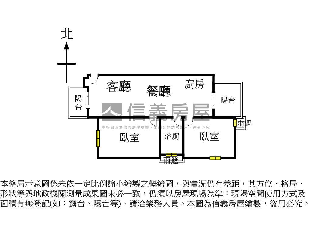 藝家人近捷運兩房平車房屋室內格局與周邊環境