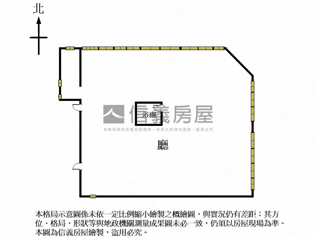 天水大空間毛胚可住可辦房屋室內格局與周邊環境
