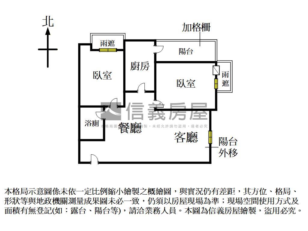 樂活市．頂樓明亮兩房車位房屋室內格局與周邊環境