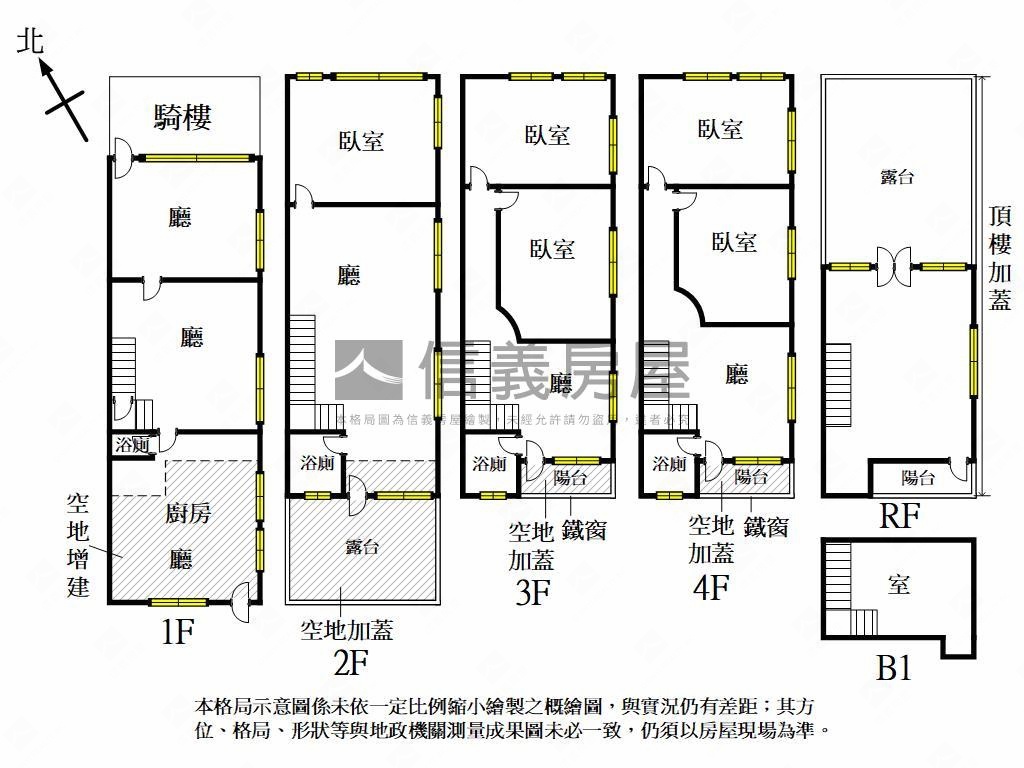 美術館旁正路、正四樓透天房屋室內格局與周邊環境