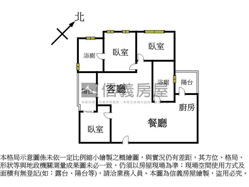 水湳時代海德三房平車房屋室內格局與周邊環境