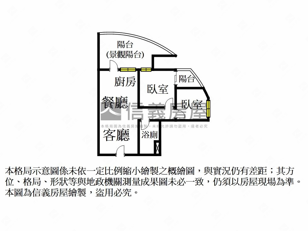 ️民生１號院兩房平車房屋室內格局與周邊環境