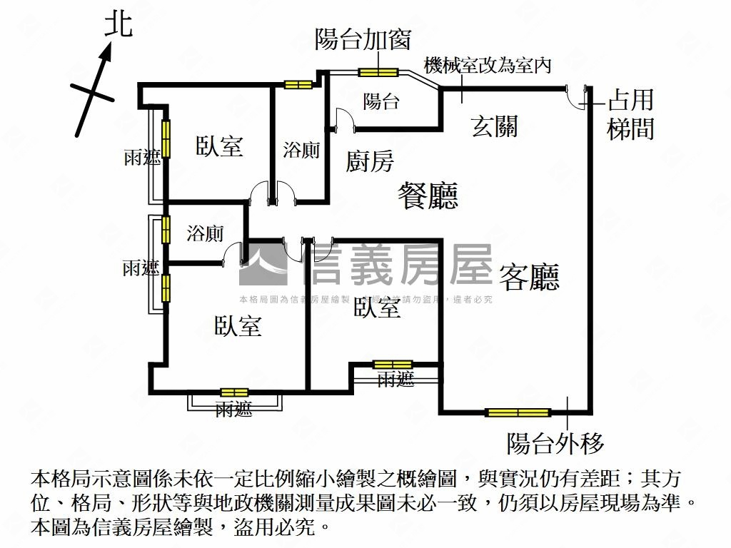 名宅陽明賞房屋室內格局與周邊環境