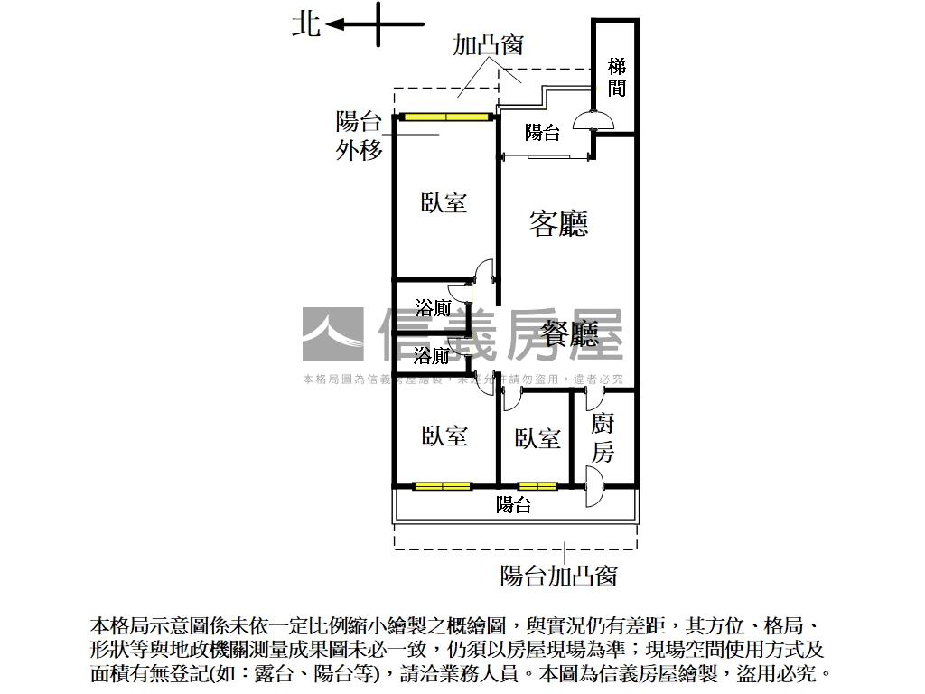 溫馨三房美寓房屋室內格局與周邊環境