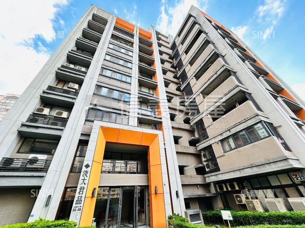 淡大君品稀有三房車位房屋室內格局與周邊環境