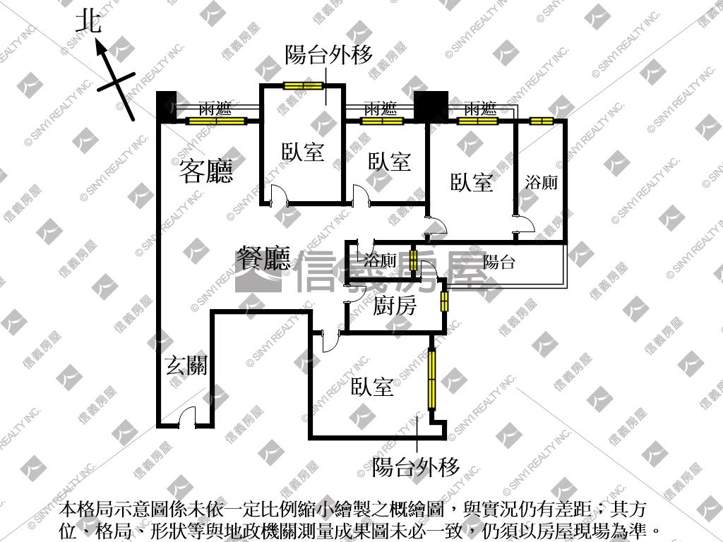 捷運南方之星優雅四房車位房屋室內格局與周邊環境