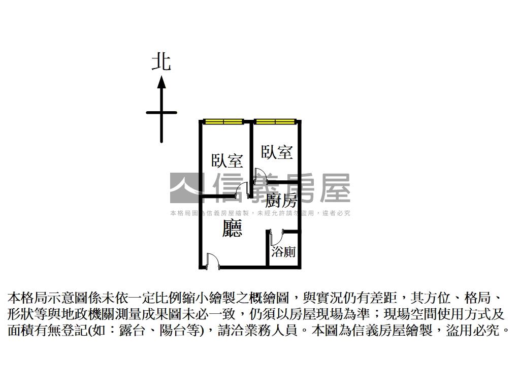台北橋捷運方正兩房房屋室內格局與周邊環境