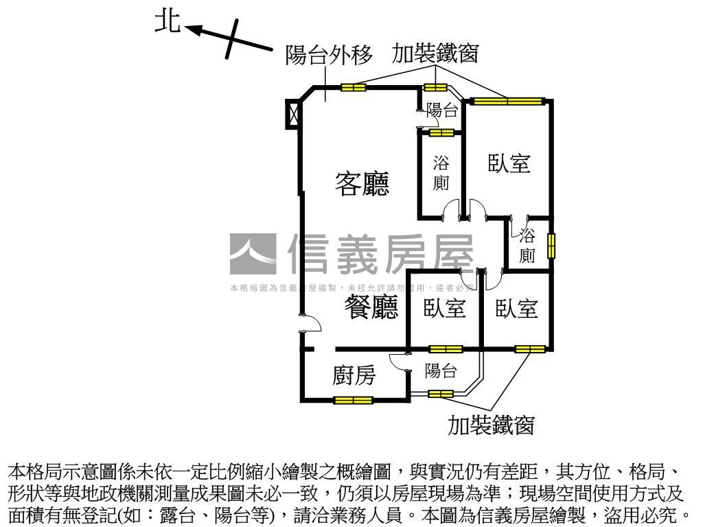 龍景｜幸福成家溫馨三房房屋室內格局與周邊環境