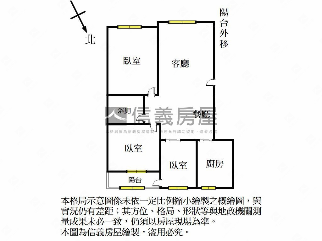 關新生活圈三房附車位房屋室內格局與周邊環境