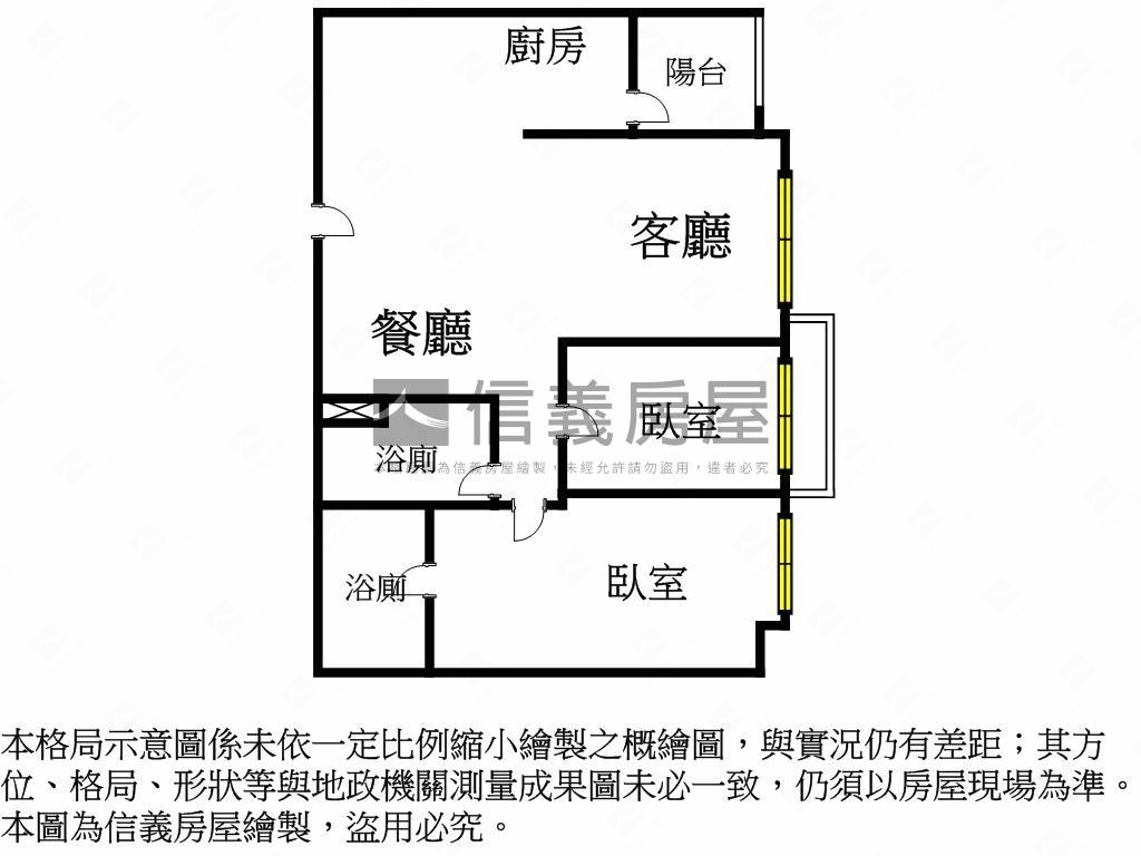 新竹高鐵合新詠遇樹海兩房房屋室內格局與周邊環境
