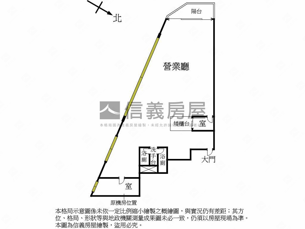 三角窗中正國中優質店辦房屋室內格局與周邊環境
